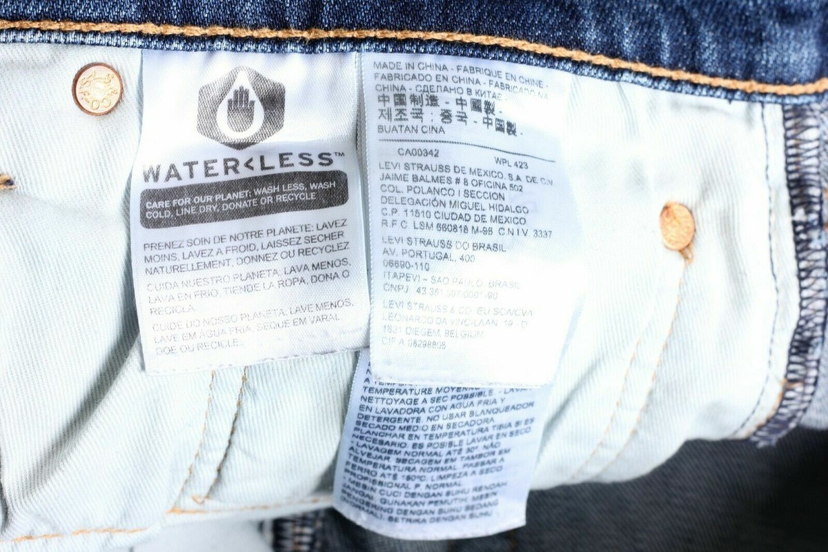 LEVIS 502 BIG E PREMIUM Performance Stretch Tapered Jeans Men Size