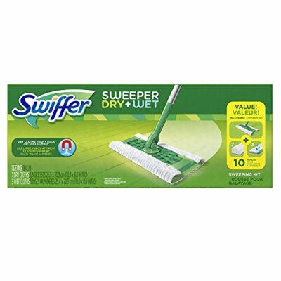Swiffer Sweeper Cleaner Dry and Wet Mop Starter Kit ***USED***