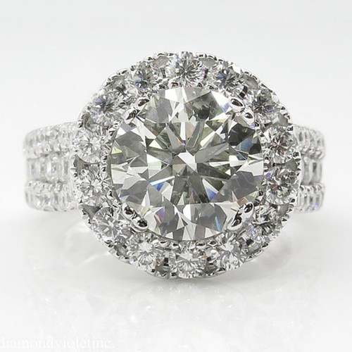 Exquisite White Gem Birthstone Silber Ringe Hochzeit Braut Geschenk Größe 5-11 - Picture 5 of 13