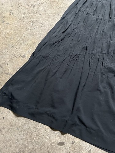 ISSEY MIYAKE Black Pleated Maxi Skirt Vintage 90s Lightweight - Picture 6 of 8