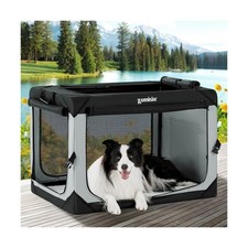 36 Inch Collapsible Dog Crate for Large Dogs - Portable Dog Travel Crate Soft...
