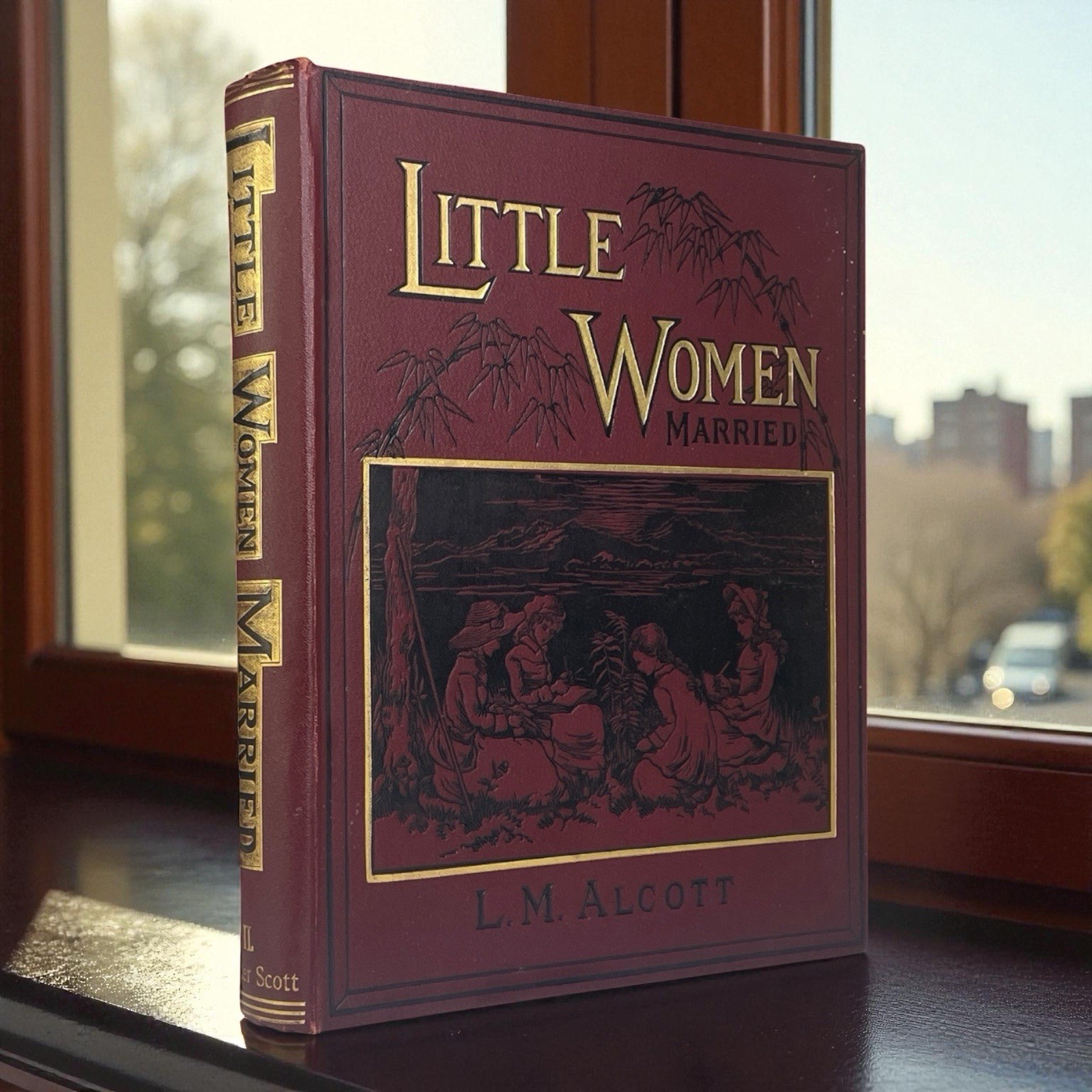 Book Little Women Illustrated Married VERY RARE 1890 Louisa Alcott Ed Good Wives