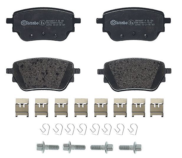 Rear Brake Pad Set Fits Mercedes-Benz A-Class B-Class CLA GLA GLB BREMBO - Image 48