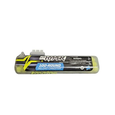 NERF HYPER 100-Round Reload Canister Foam Rounds Blaster Ammunition E8900