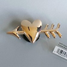 CROCS Gold Cupid's Bow Jibbitz Charm