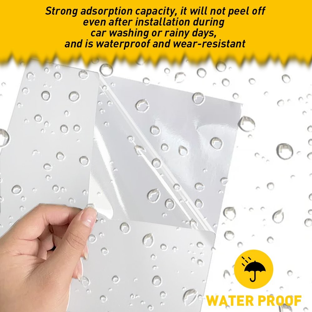 Car Sun Visor Strip Tint Film Front Windshield UV Shade Banner Accessories-White thumbnail 4