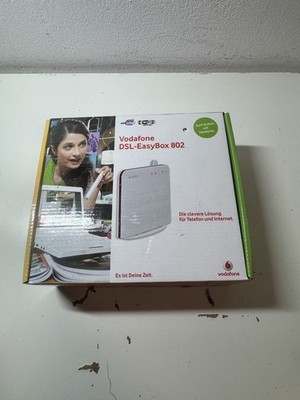 Vodafone DSL- EasyBox 802 Wlan Router incl. Telefonie- & Fax Anschlüsse ISDN OVP