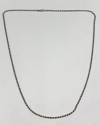 Nice Vintage NF Italy Sterling Silver 2.8mm Rope Chain 30'' XL Necklace 19.6g