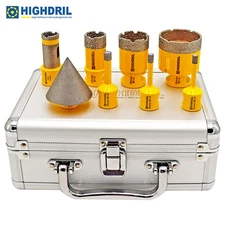 Diamond Core Drill Bit Set Hole Saw Kit 8pcs/box M14 Drilling for Granite Marble