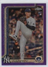 2025 Topps Chrome Logofractor Edition Purple Refractor /250 Will Warren #81 jc3