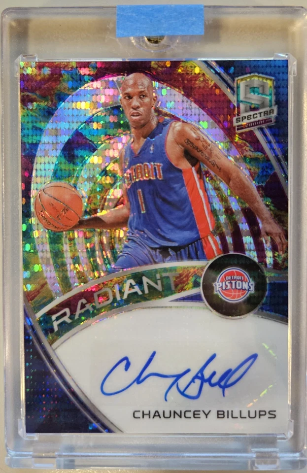 Panini Spectra Radiant Signatures Chauncey Billups 2019-20 #RS-CBL/75 (AU) Foto 3 de 3
