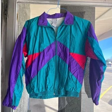 Vintage 1980’s JPI kids windbreaker jacket size 14