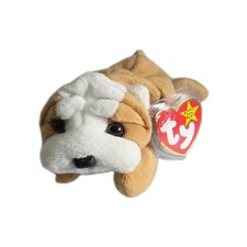 Ty Beanie Babies Wrinkles the Bulldog Plush 1996