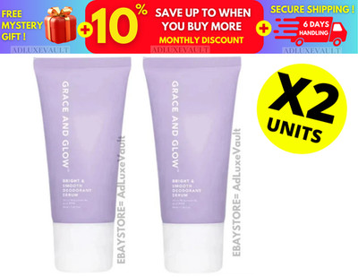Grace and Glow Black Opium Smooth Deodorant Serum Roll On for Brightening (X 2)