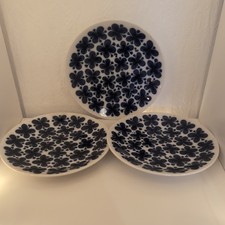 Rorstrand Sweden Mon Amie Marianne Westman 3 x Side  / Occasion Plates 17cm
