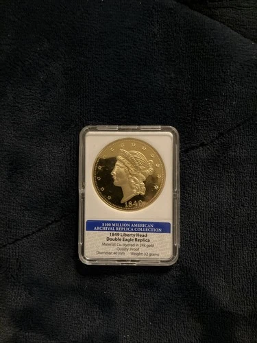 American Mint 1849 Liberty Head Double Eagle 24K Gold