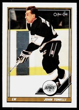 1991-92 O-Pee-Chee John Tonelli #161 Los Angeles Kings