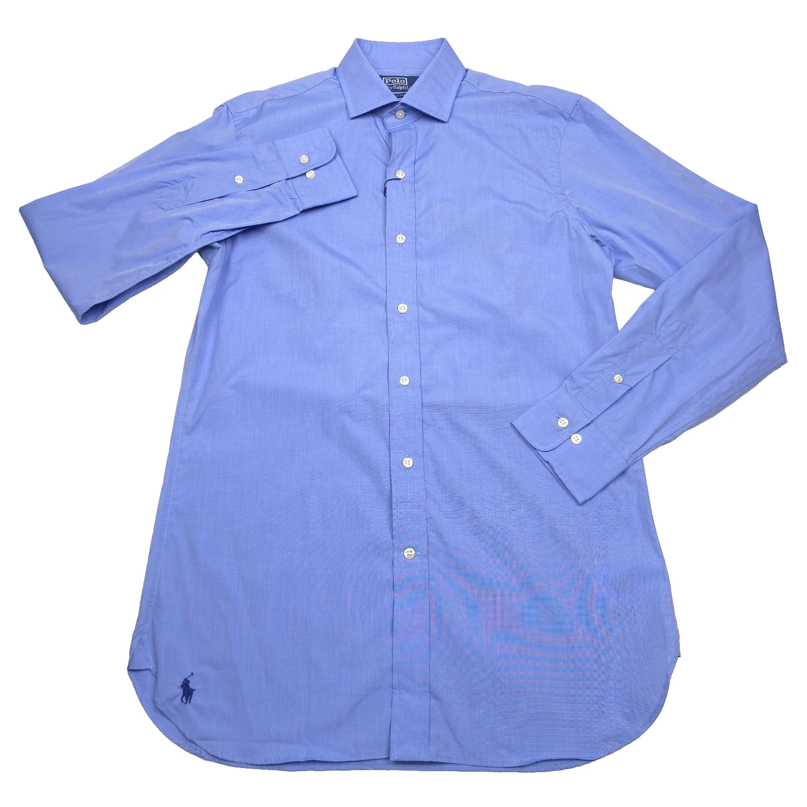 Polo Ralph Lauren Poplin Dress Shirt Mens Medium 15.5 Custom Fit Blue Button Up
Opens in a new windo