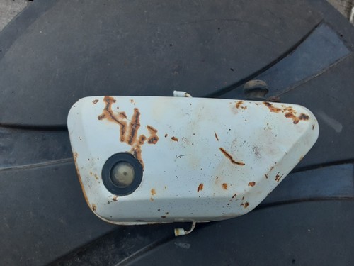  Yamaha MX80 OEM Oil Tank Reservoir with Cap / Plug - GT 80 DT MX Dirtbike 
