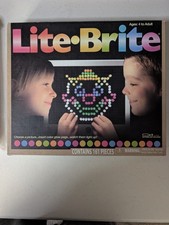 Lite-Brite Classic Light-Up Toy Art Board Over 150 Pegs Creative Educational New