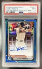 2024 Bowman Draft James Tibbs III Chrome Auto Blue Refractor 1st #/150 PSA 9