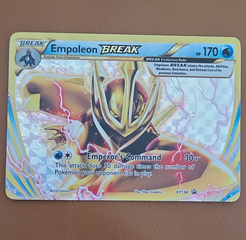 The Pokemon Company Pokemon TCG Empoleon BREAK XY134 XY Holo Promo 170 HP EN