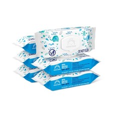 Amazon Brand - Mama Bear 99 Water Baby Wipes, 72 Count Pack of 6 , White