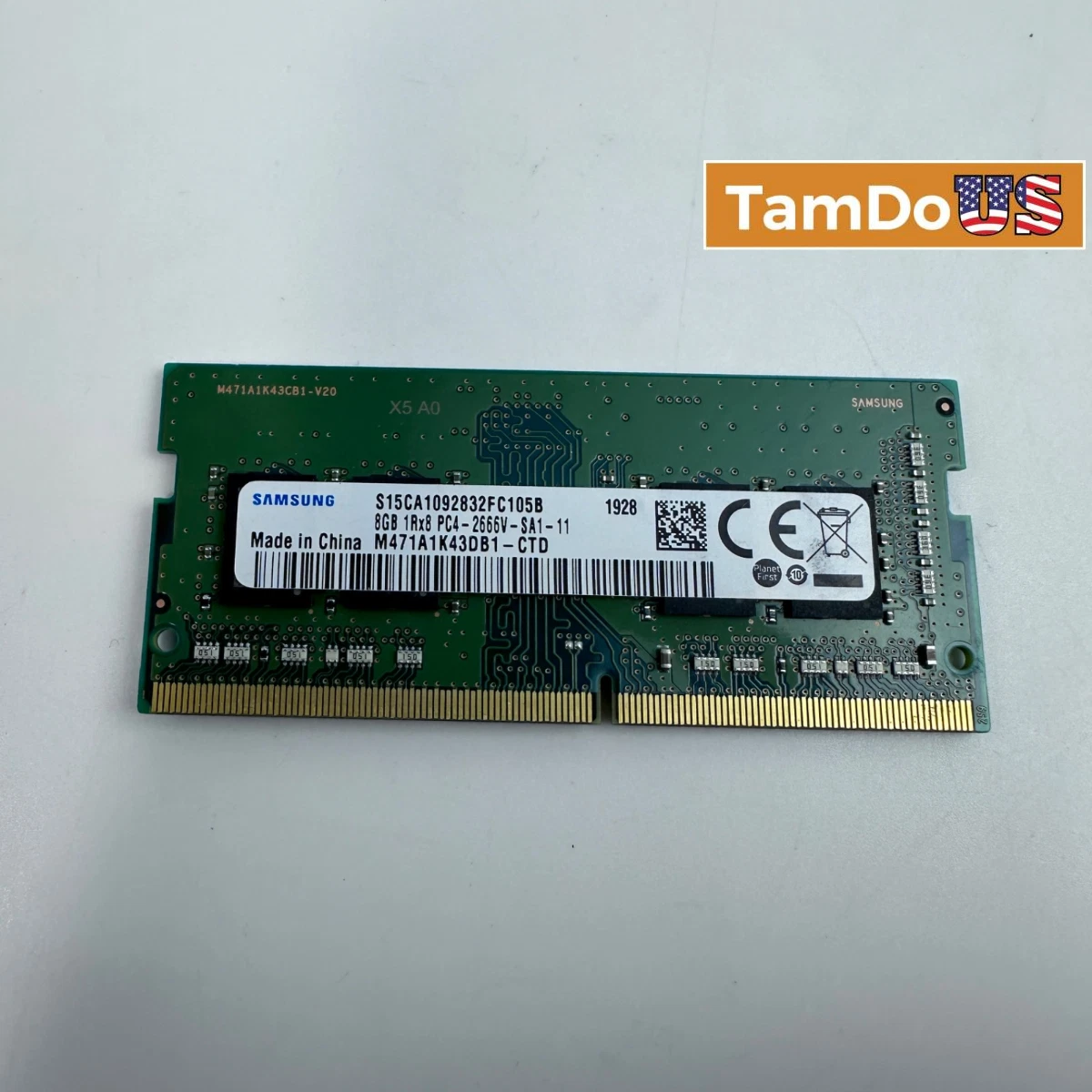 Samsung PC4-21300 (DDR4-2666) Bus Speed Computer RAM 8 GB Capacity