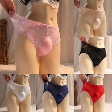 Men's Shaping Camel Toe Panties T Back Thong Underwear Crossdresser Gaff