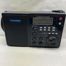 Grundig S450DLX Portable AM FM Shortwave Field Radio Untested No Cord