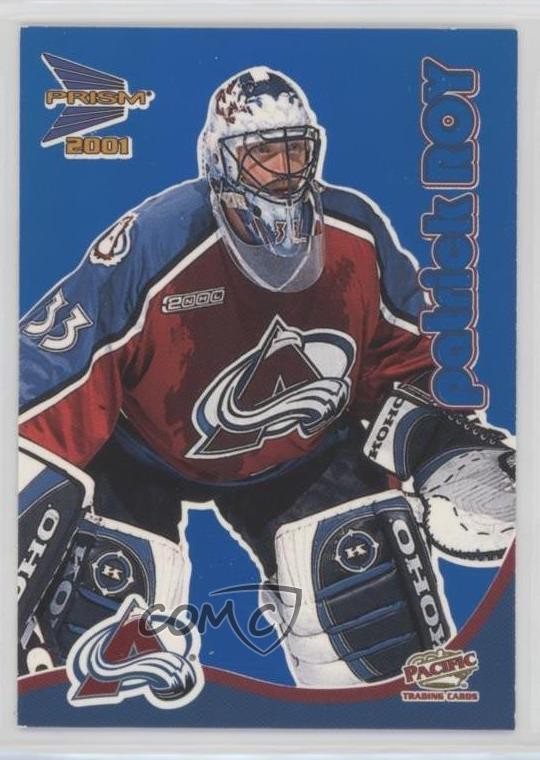 2000-01 Pacific Prism McDonald's Blue Patrick Roy #9 HOF 0sc3