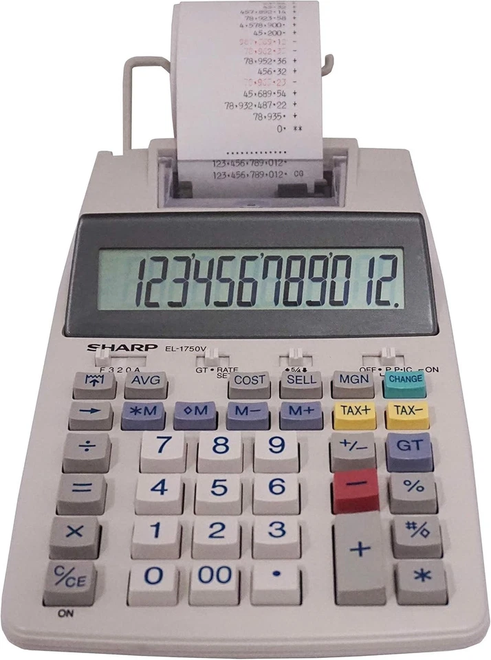 Two-Color Printing Calculator LCD Display - Image 3 of 4