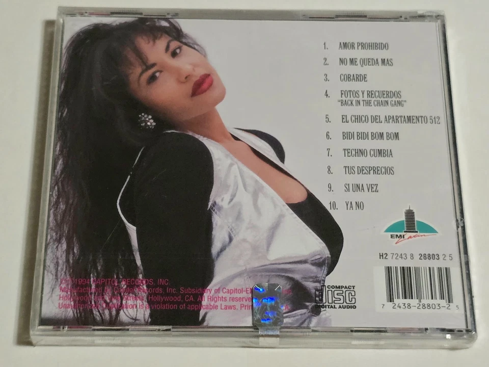 SELENA SEALED AMOR PROHIBO CD LATIN FUNK CHICANO STORY CAR lp - Image 3 of 4