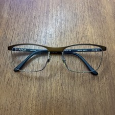 Alain Mikli Starck Biocut Eyeglasses Frames 53-19-140 Sh1206 Copper Black