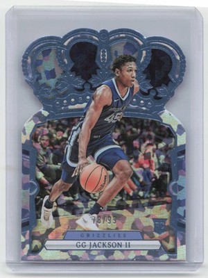 2023-24 Panini Crown Royale #28 GG Jackson II Crystal Blue #/99