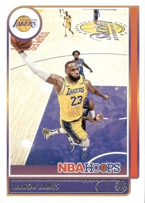 Lebron James - 2021-22 Panini NBA Hoops Basketball #136