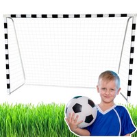 FußBalltor Metall FußBalltor Trainingstor Gartentor 300X200Cm Profi Netz