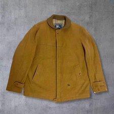 Burberry Nova Check 80S Harrington Jacket Rib Collar Wool Blouson