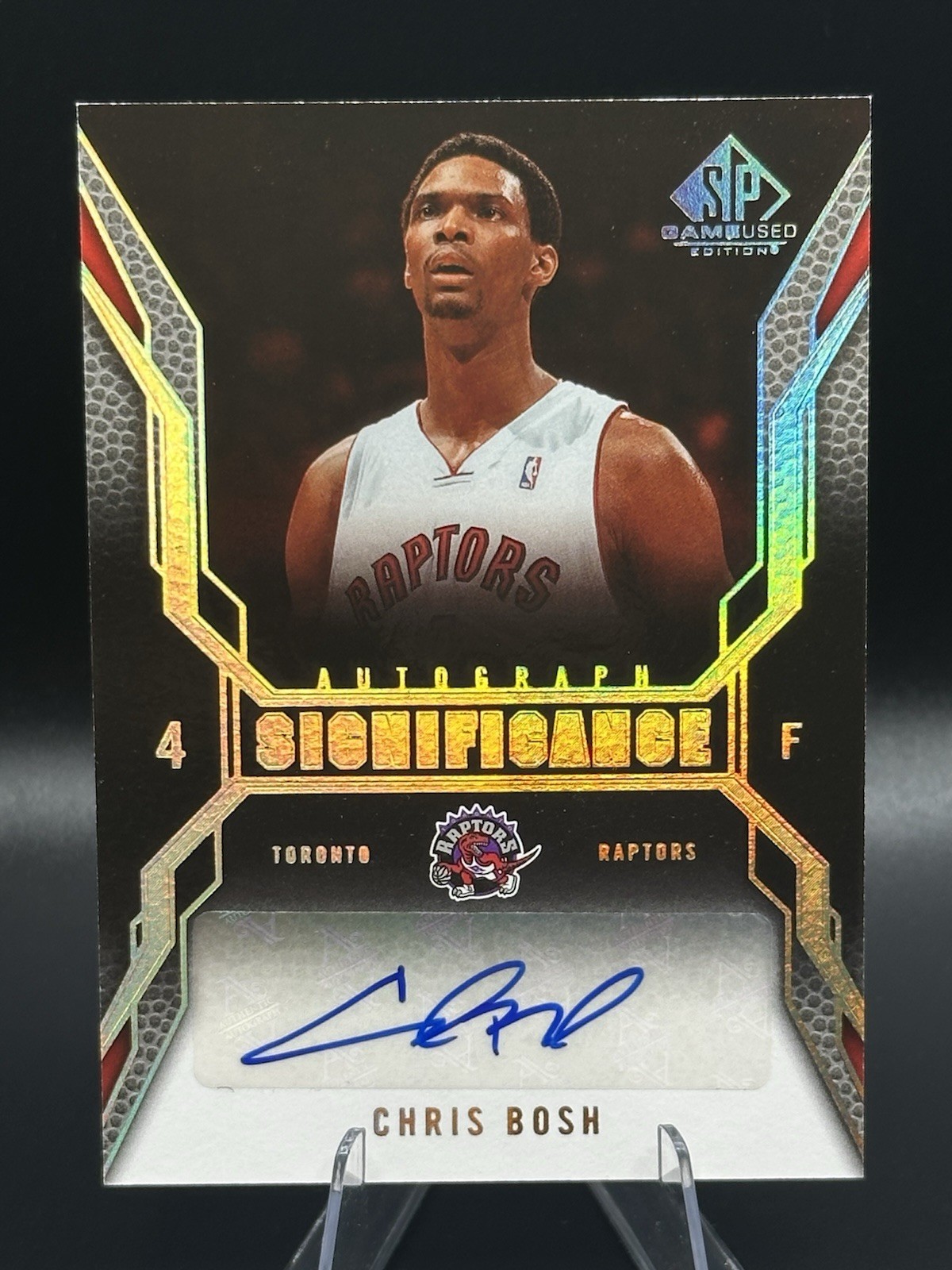 2007-2008 SP Game Used Edition Significance Autographs Chris Bosh AUTO 💥💥