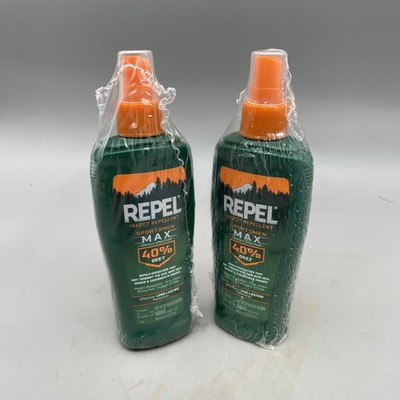 2 Pack Repel-Insect Repellent-Sportsmen Max Formula 40%DEET-6oz Pump Spray