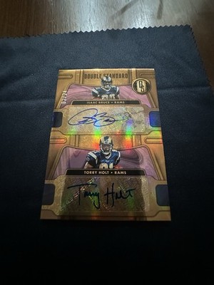 2024 Panini Gold Standard Issac Bruce / Torry Holt Double Standard /24 Dual Auto