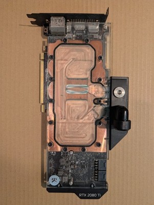 NVidia GeForce RTX 2080 Ti Founders Edition with EKWB Water Block