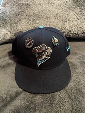 Sugar Land Space Cowboys New Era Hat Size 7 1/2 W/ Pins Minor League Rare
