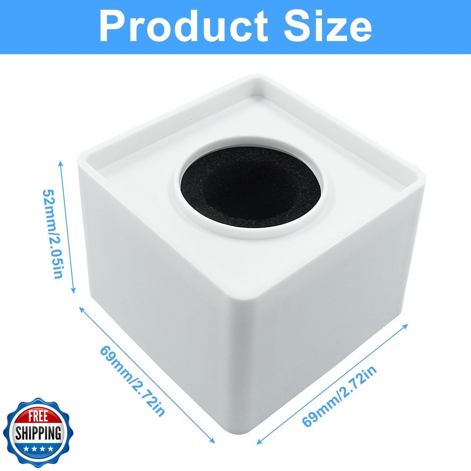 Waziaqoc Microphone Flag Station - Square ABS Cube For News Interviews And KTV