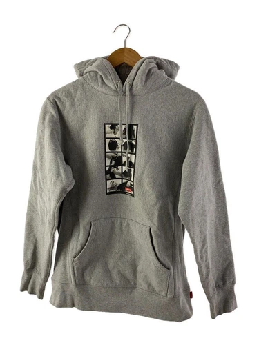 Sweat à capuche Supreme 16AW SKATESHOP M COTON GRIS Occasion