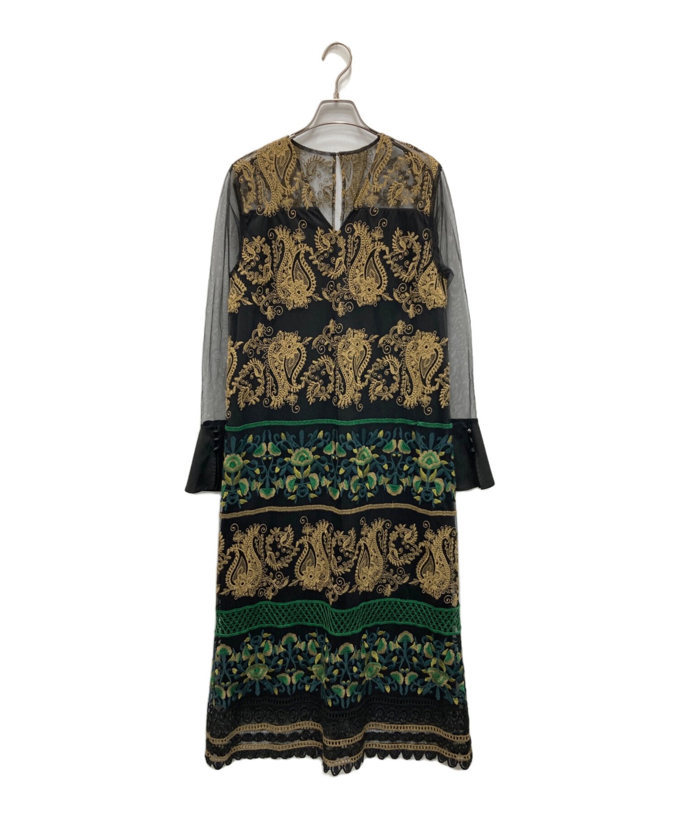 Ameri Embroidered Dress/ Black/ Size: M - image 1