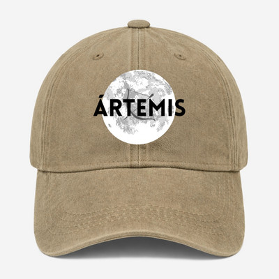 ARTEMIS Moon Phase Hat Minimalist Space Cap Lunar Graphic Dad Hat Aesthetic Hat