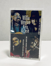Willie Nelson Johnny Cash Waylon Jennings  Kris Kristofferson Cassette tape vtg
