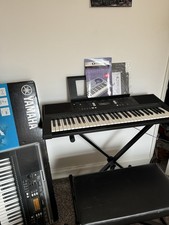 Yamaha PSR E343 Electric keyboard with carry bag, stand and stool