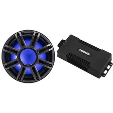 Kicker 48PXA6001 Weatherproof Powersport Mono Amp  12" 4 Ohm Premium Marine ...
